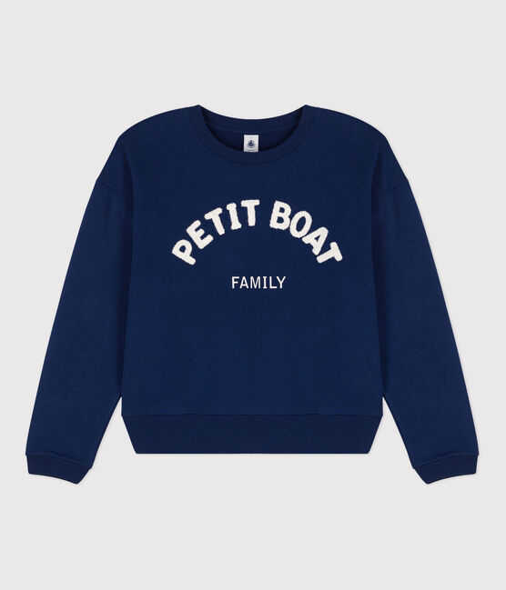 Women's Cotton Sweatshirt MEDIEVAL blue