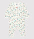 Babies' Floral Footless Cotton Sleepsuit
