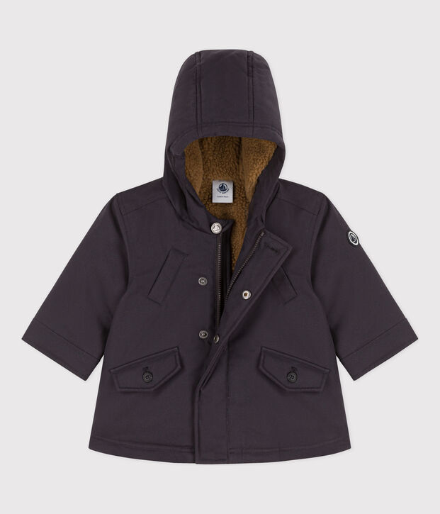 Babies' Water-Repellent Parka grey