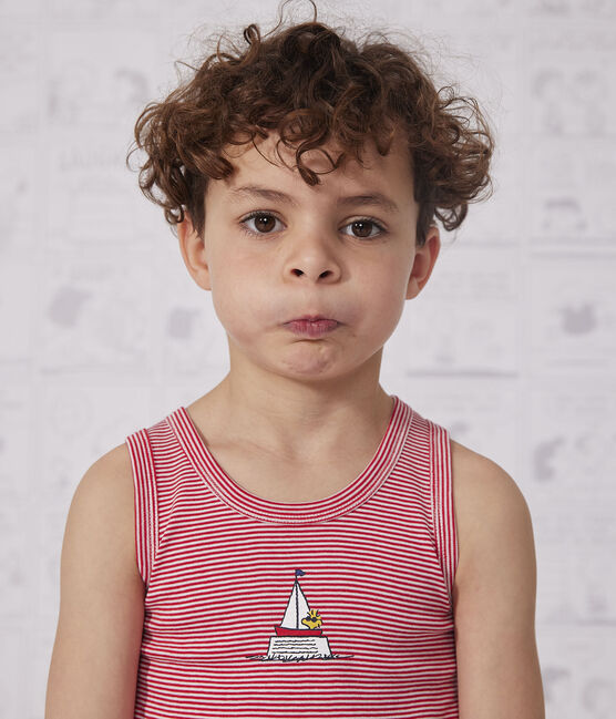 Boys' Petit Bateau X Snoopy Cotton Vests - 3-Pack variante 1