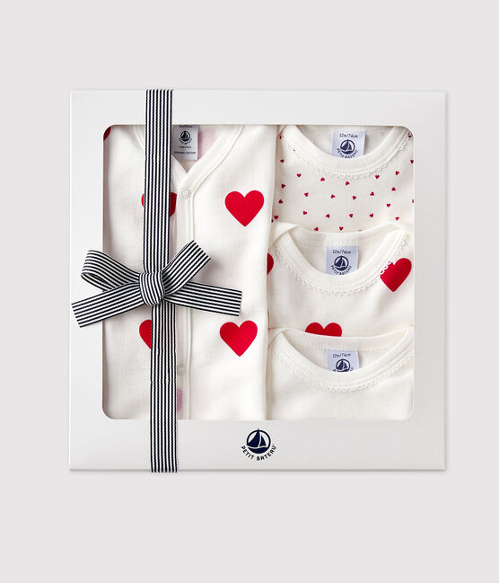 Babies' Heart Patterned Gift Set variante 1