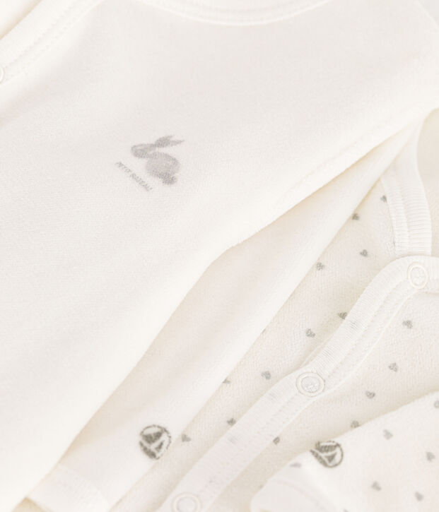 Babies' velour pyjamas - 2-pack multicolor