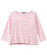 Women's striped long-sleeve tee
