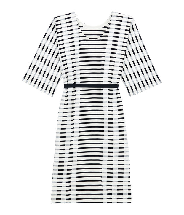 Navy Kimono white/blue