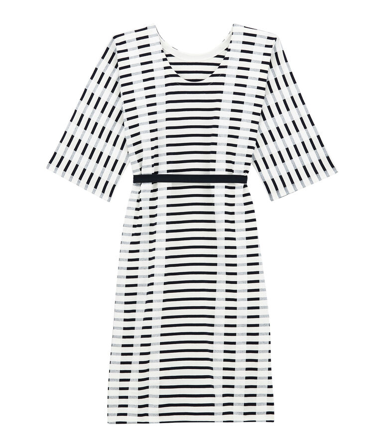 Navy Kimono white/blue