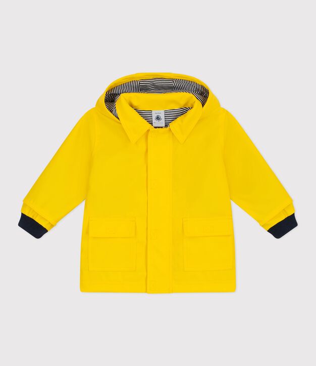 Babies' iconic plain raincoat yellow