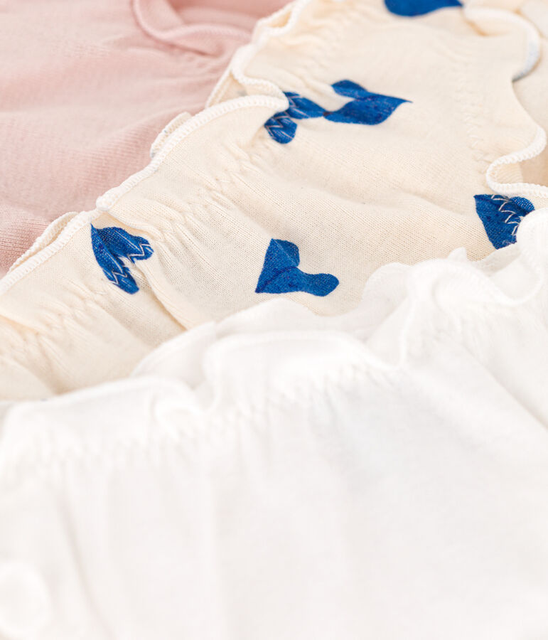 Girls' Heart Cotton Briefs - 3-Pack multicolor