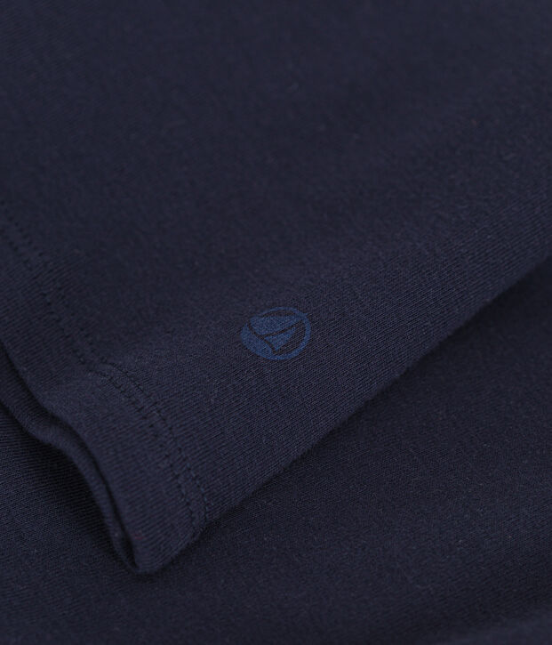 Women's plain long-sleeved iconic rib knit T-shirt SMOKING