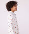 Children's buttoned printed cotton pyjamas MARSHMALLOW /OLYMPIC /MULTICO