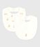 Pack of babies' bear-print cotton bibs variante 1