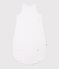 Baby sleeping bag in openwork cotton with hearts 0.5 TOG MARSHMALLOW white