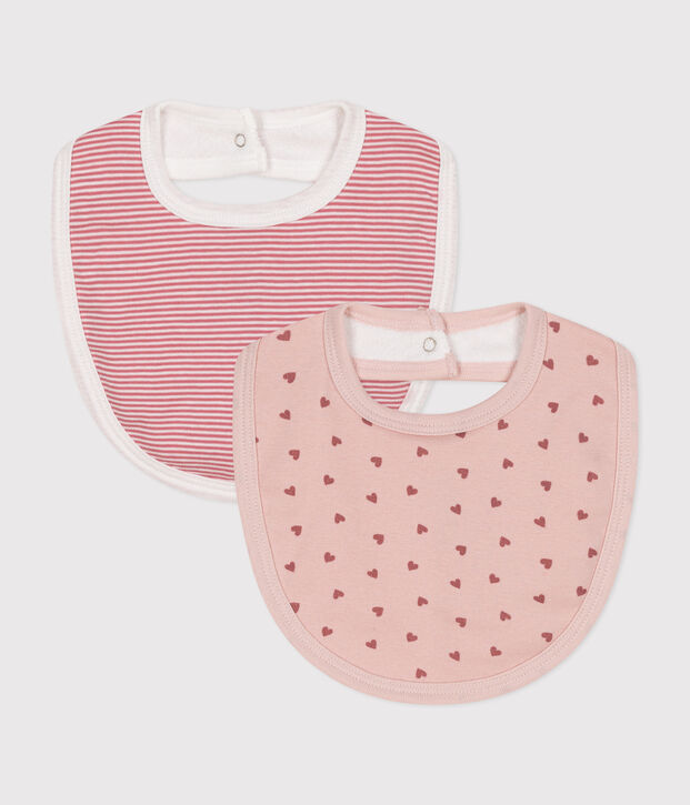 Babies' cotton bibs - 2-Pack multicolor