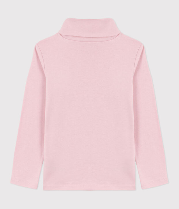 Children's plain cotton rollneck top JOLI