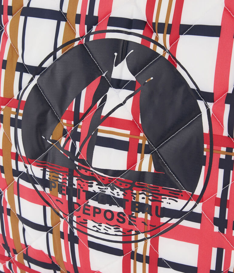 Quilted Tote Bag MARSHMALLOW white/MULTICO white