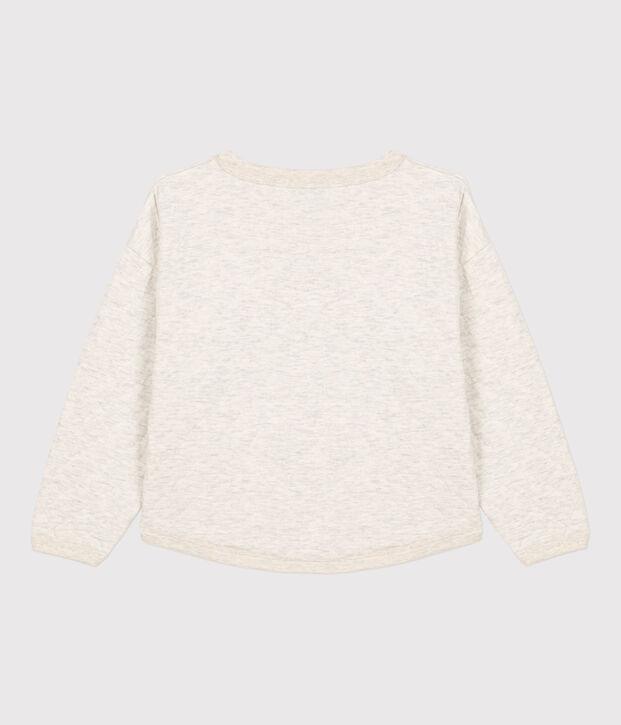 Unisex Quilted Tube Knit Sweatshirt MONTELIMAR CHINE