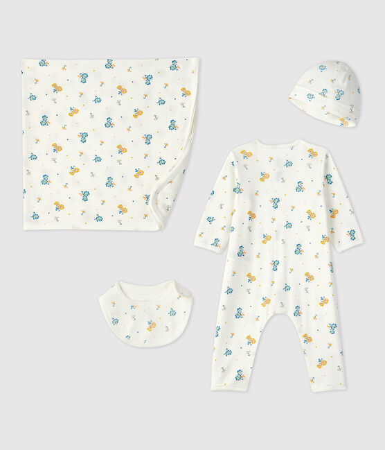 Babies' Floral Organic Cotton Newborn Gift Set variante 1