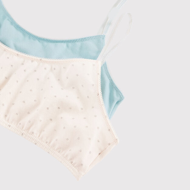 Girls' Glittery Bralettes - 2-Piece Set multicolor