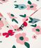 Children's sleeveless cotton dress with flowers Ecru/multicolor