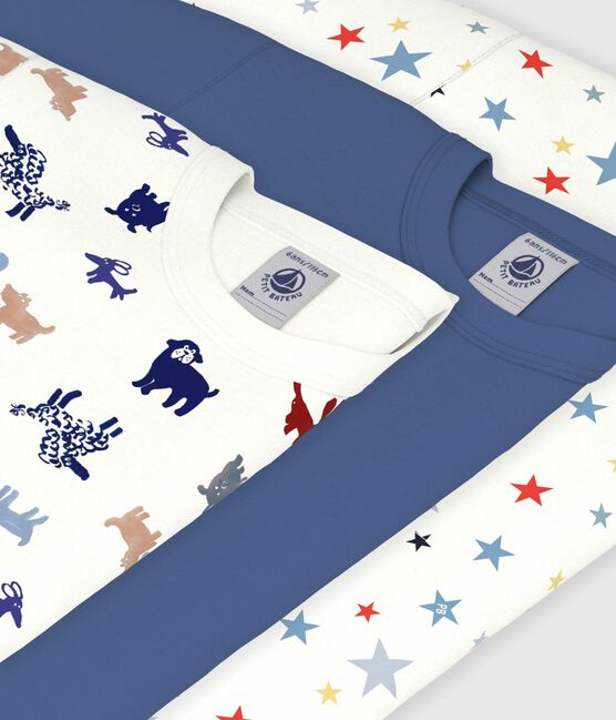 Pack of children's short-sleeved printed cotton T-shirts variante 1