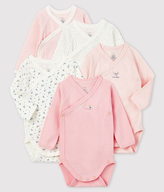 Newborn Babies' Long-Sleeved Bodysuit - 5-Piece Set variante 1
