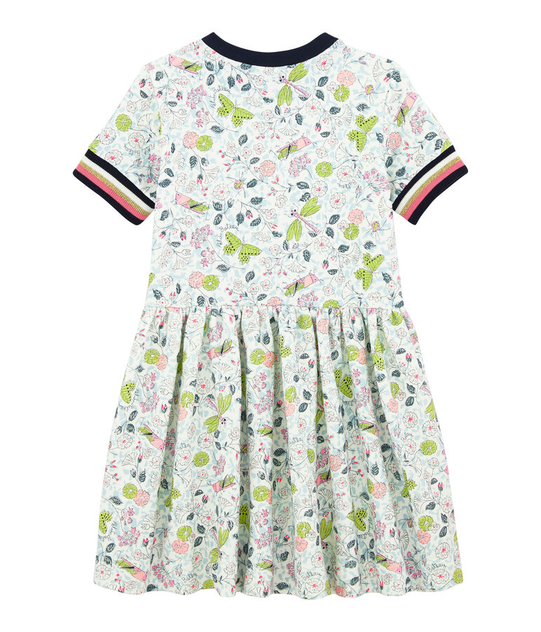 Girls' Dress white/multicolor