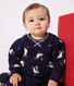 Babies' seagull print cotton hoodie