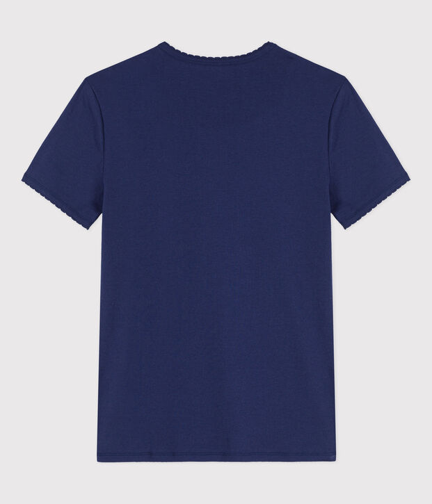Women's Iconic Cocotte Stitch Cotton T-Shirt blue