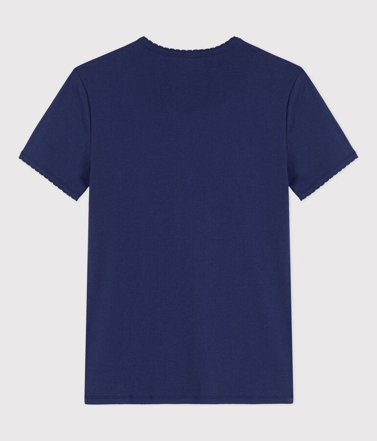 Women's Iconic Cocotte Stitch Cotton T-Shirt blue