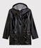 Women's iconic shiny raincoat NOIR black