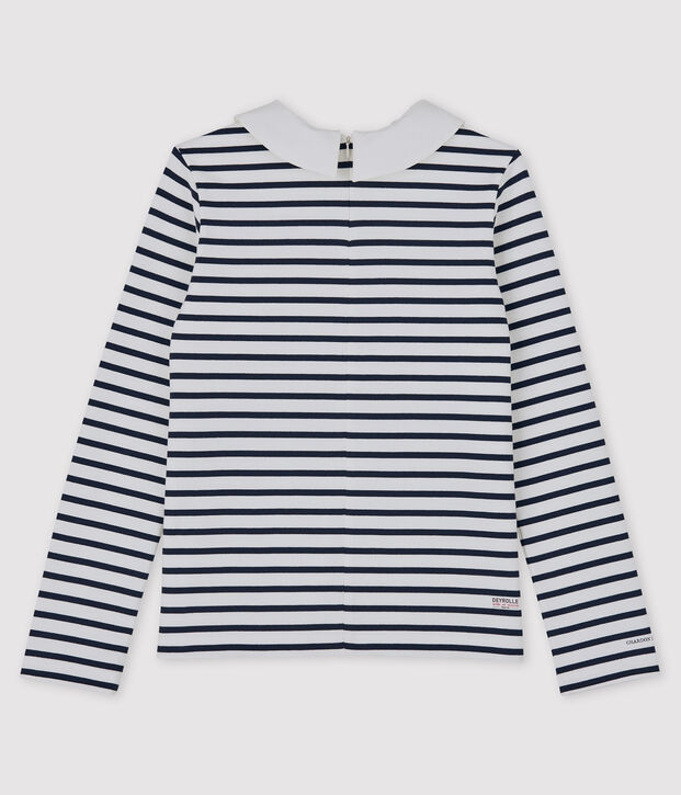 Petit Bateau x Deyrolle Women's Breton Top white/blue