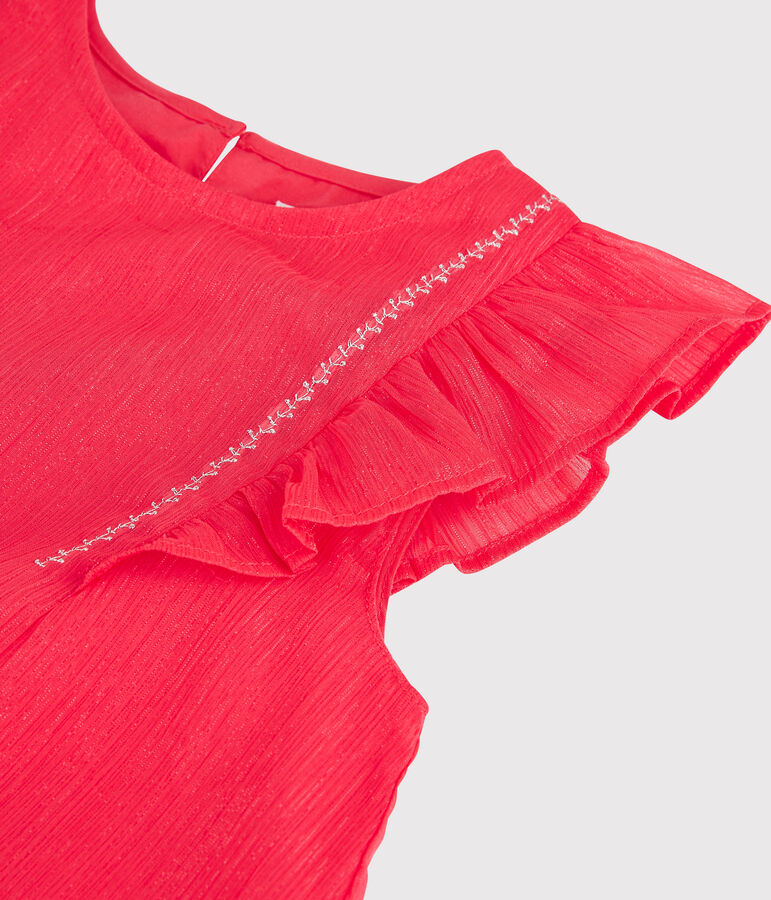 Girls' Cr&ecirc;pe Formal Dress pink