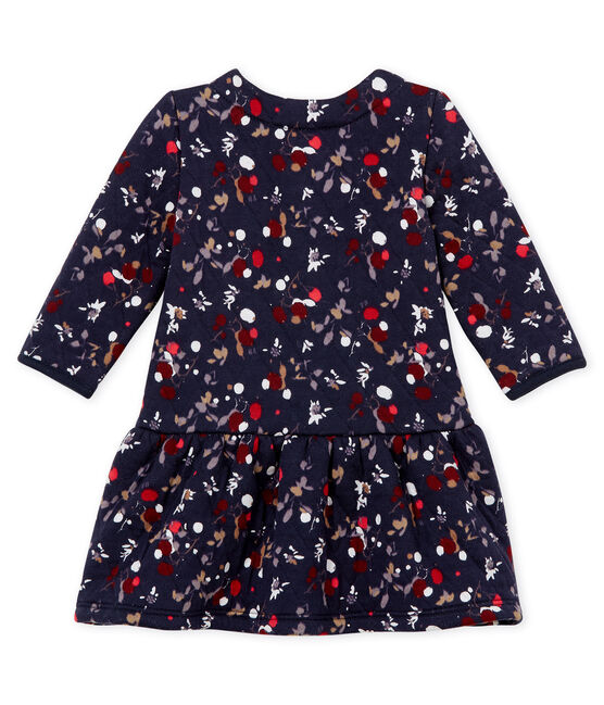 Baby girl's print dress SMOKING blue/MULTICO white