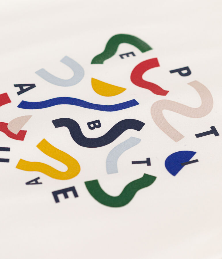 Boys' Printed Lightweight Jersey T-shirt white