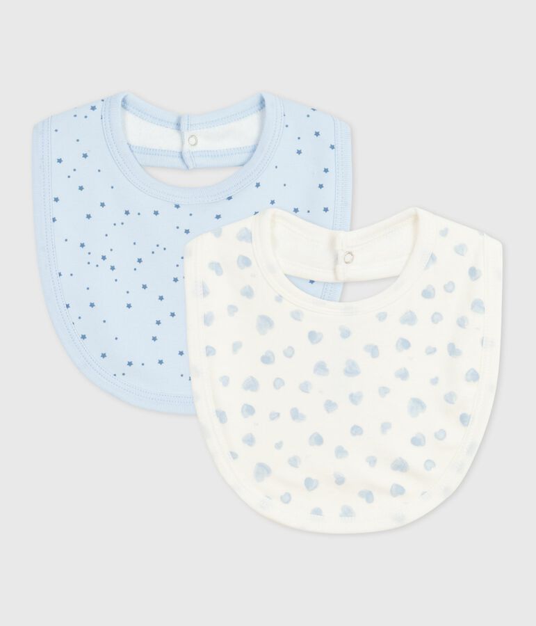 Pack of babies' printed cotton bibs multicolor