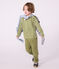 Children's cotton Breton top CEDAR green/MILK