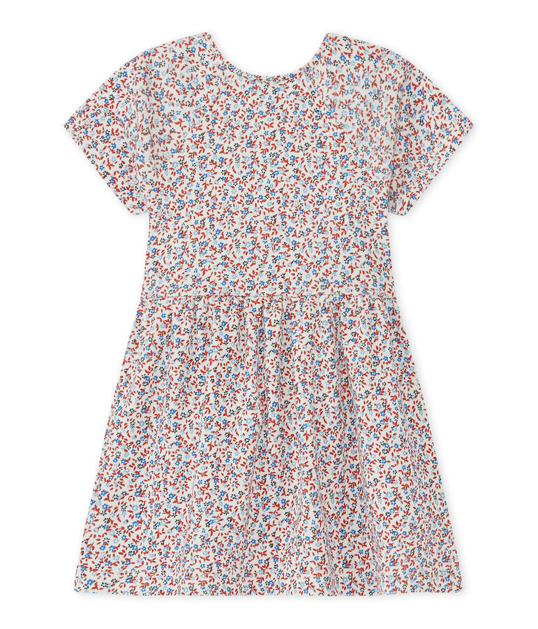 Baby girl's print dress white/red/multicolor