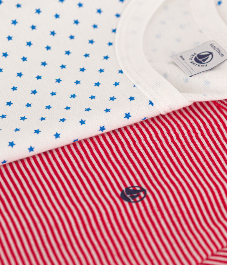 Children's Short Cotton Pyjamas - 2-Pack multicolor