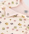 BABIES' REVERSIBLE SLEEVELESS COTTON CARDIGAN AVALANCHE beige/CUIVRE
