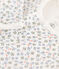 Babies' Patterned Footless Cotton Bodyjama MARSHMALLOW white/MULTICO white