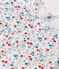 Children's short-sleeved floral cotton T-shirt MARSHMALLOW white/MULTICO white