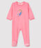 Baby Girls' Pink Velour Sleepsuit GRETEL pink