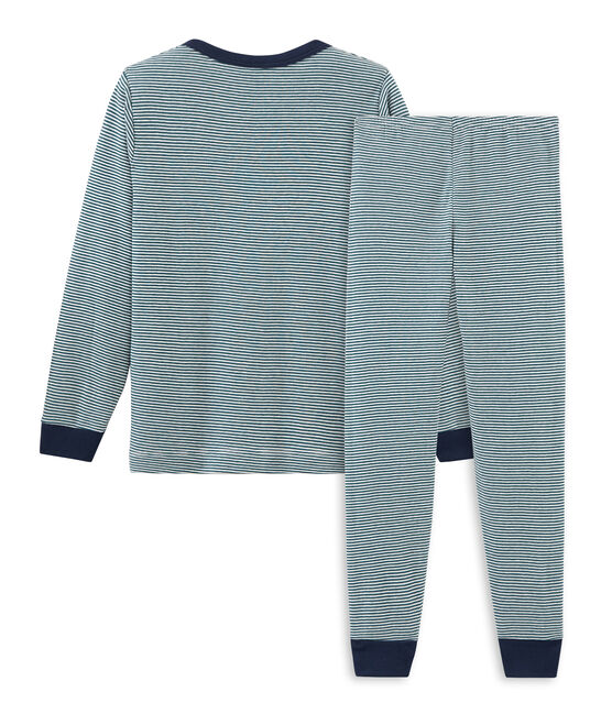 Boys' Pyjamas PINEDE green/MARSHMALLOW white