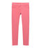 Girls' coloured denim trousers PETAL pink