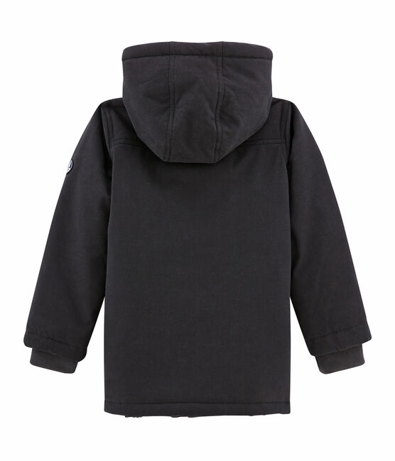 Boy's parka in coated canvas CAPECOD grey