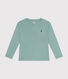 Children's long-sleeved rib knit unisex t-shirt