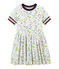 Girls' Dress white/multicolor