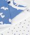Pack of long-sleeved heart print cotton bodies for babies multicolor