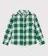 Boys' Checked Flannel Shirt