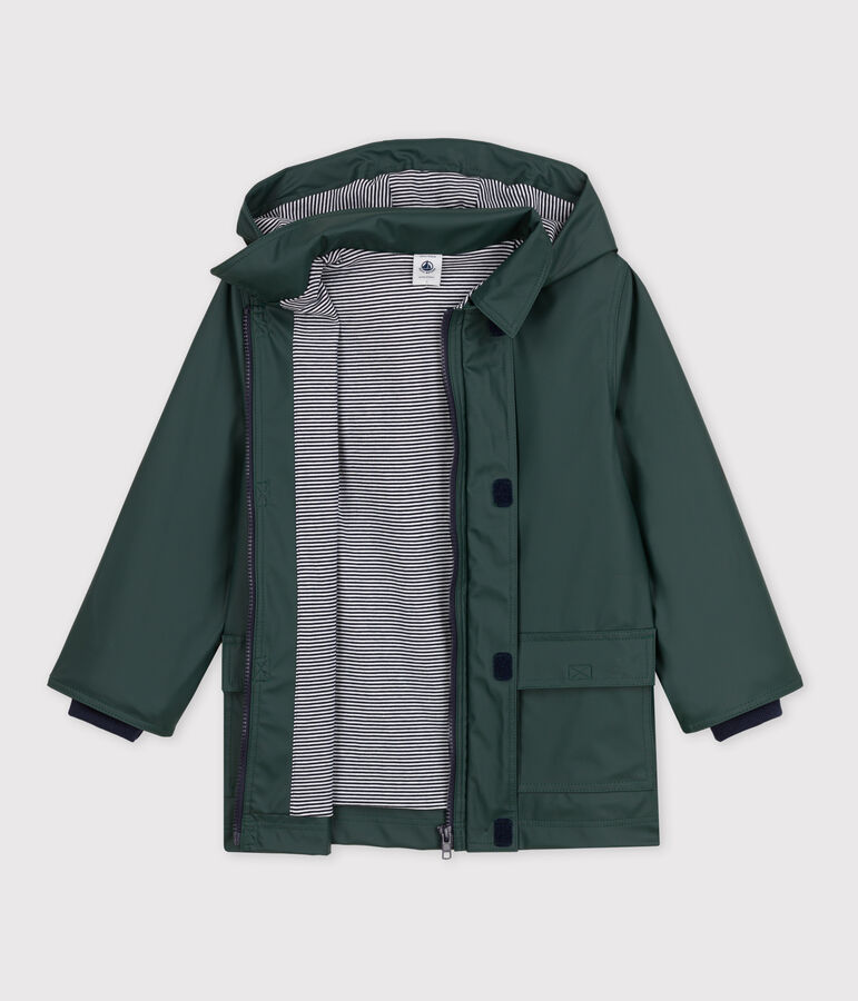 CHILDREN'S UNISEX ICONIC RECYCLED RAINCOAT green