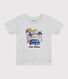Children's short-sleeved printed cotton T-shirt